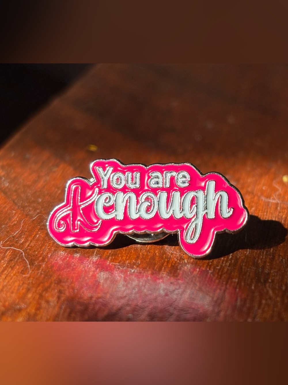 Barbie You Are KENough Pink Enamel Lapel Pin